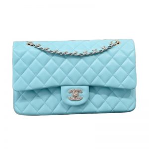 Chanel  CF Classic Flap(Neon Blue)