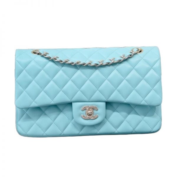Chanel  CF Classic Flap(Neon Blue)