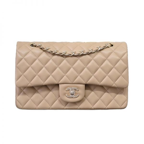 Chanel  CF Classic Flap(Light Beige)