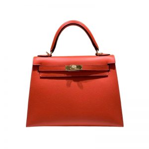 Kelly 25/28 Epsom (Flame Orange)