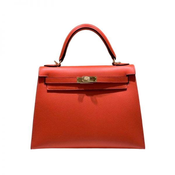 Kelly 25/28 Epsom (Flame Orange)
