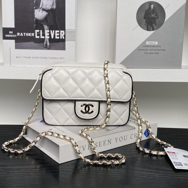Chanel 25P Camera Bag AP4516 （White）