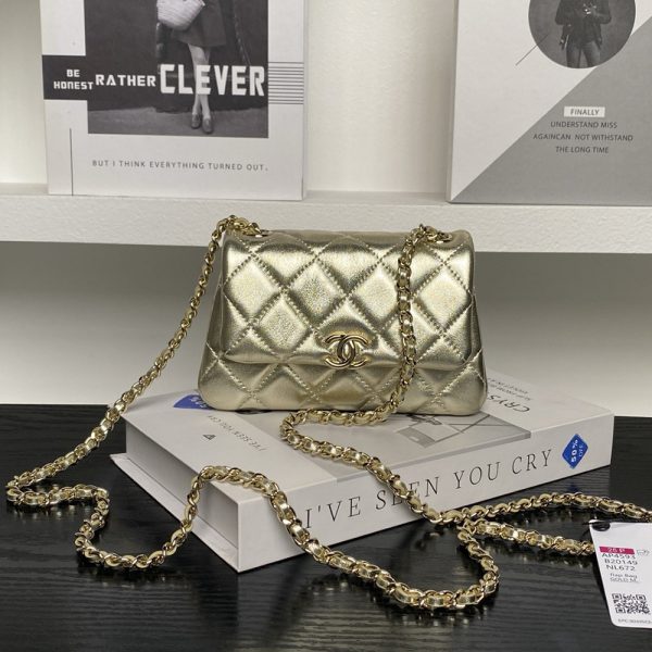 Chanel 25S CF mini AP4593 （Golden）