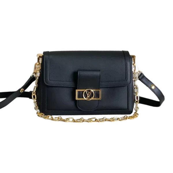 Dauphine Soft  Bag in Black -M25209