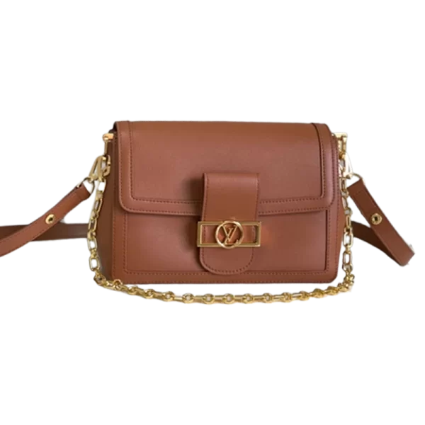 Dauphine Soft  Bag in Brown -M25048