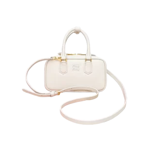 Arcadie Mini Bag in White-5BP088