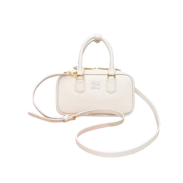 Arcadie Mini Bag in White-5BP088