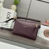 Puzzle Bag in Smooth Calfskin with Woven Handle