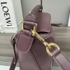 Puzzle Bag in Smooth Calfskin with Woven Handle