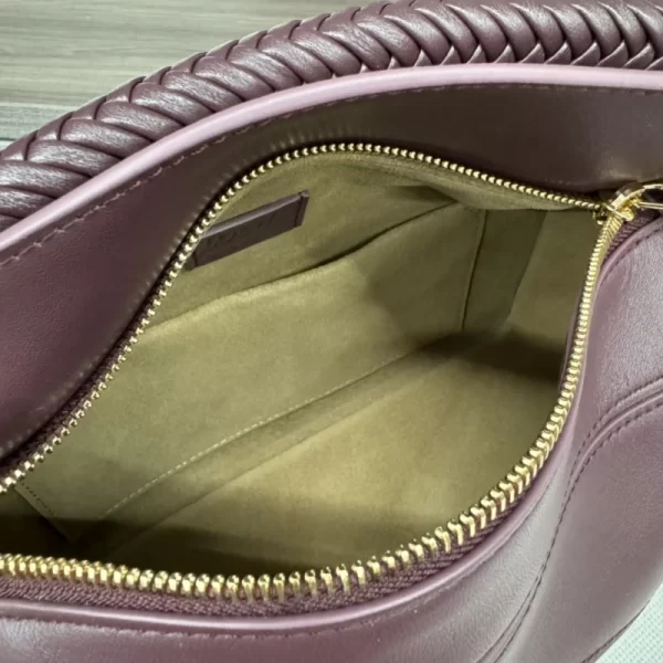 Puzzle Bag in Smooth Calfskin with Woven Handle