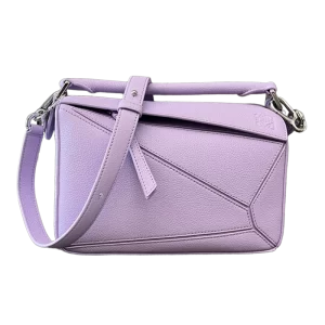 Puzzle Edge Bag in Grained Calfskin
