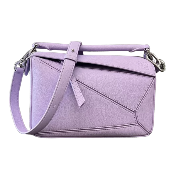 Puzzle Edge Bag in Grained Calfskin