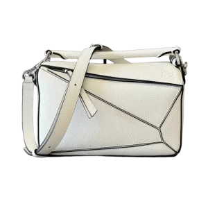 Puzzle Edge Bag in Grained Calfskin