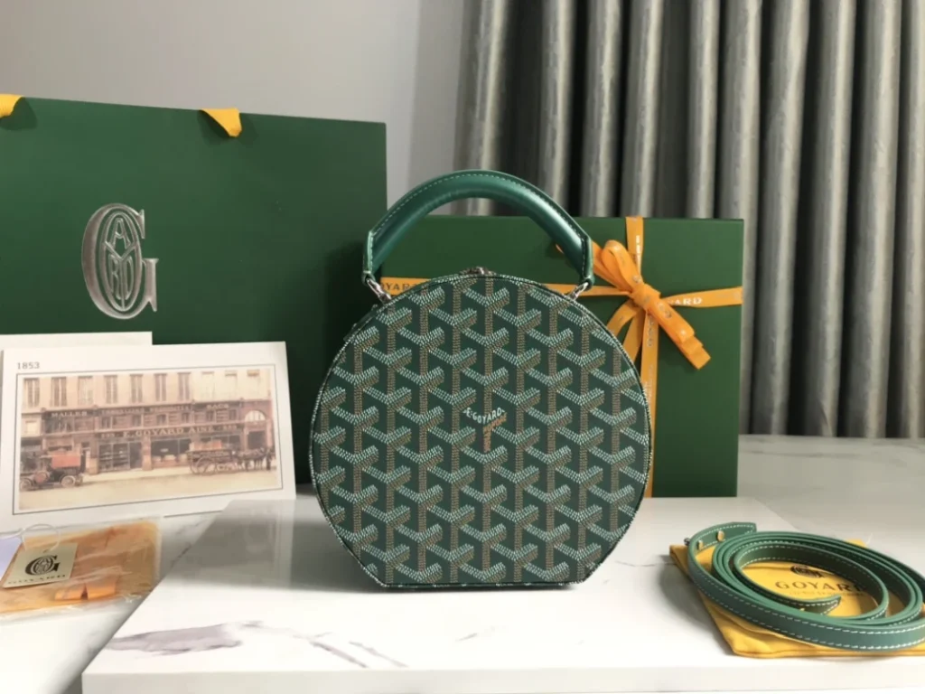 Goyard Alto Hatbox Trunk Bag 029