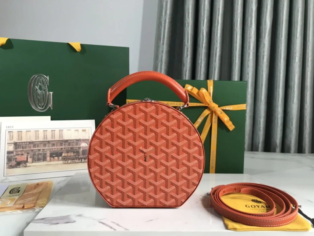 Goyard Alto Hatbox Trunk Bag 040