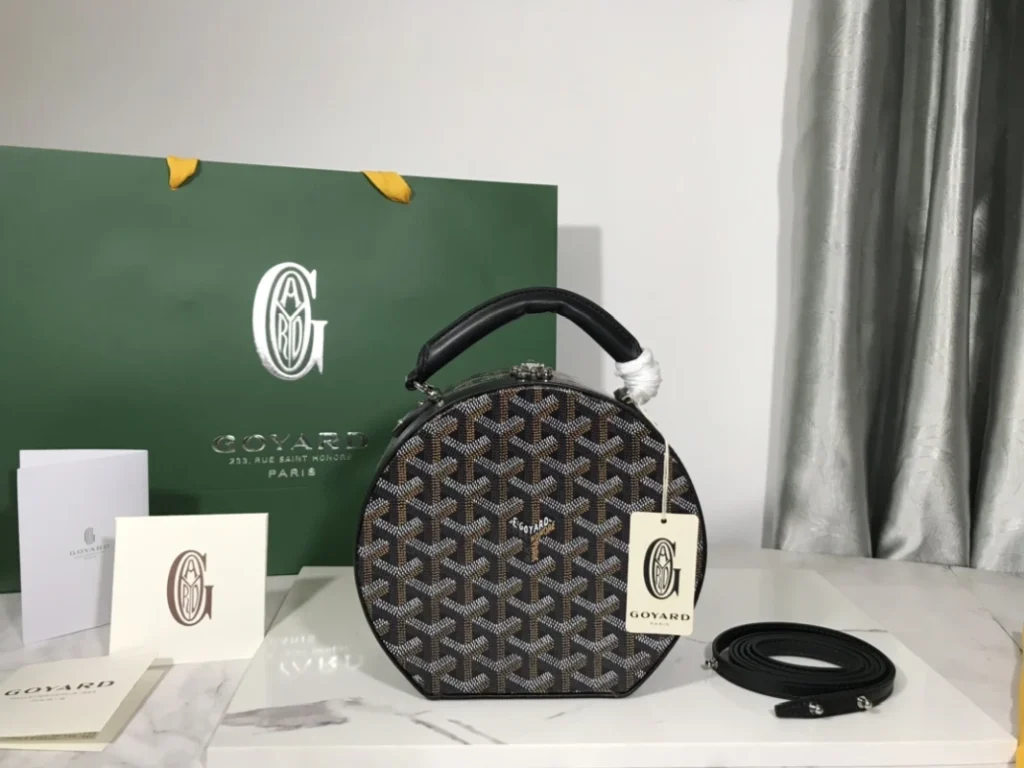 Goyard Alto Hatbox Trunk Bag 047