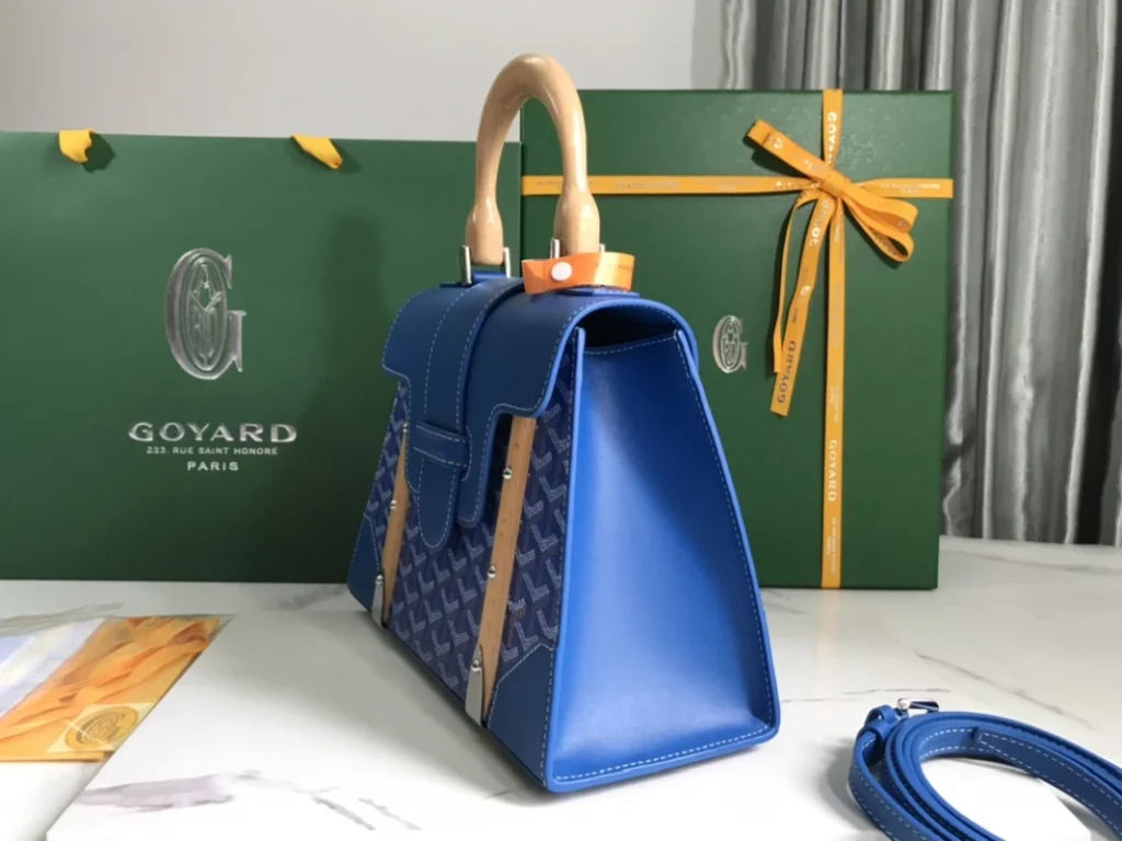 Goyard Saïgon Structuré PM Blue 003