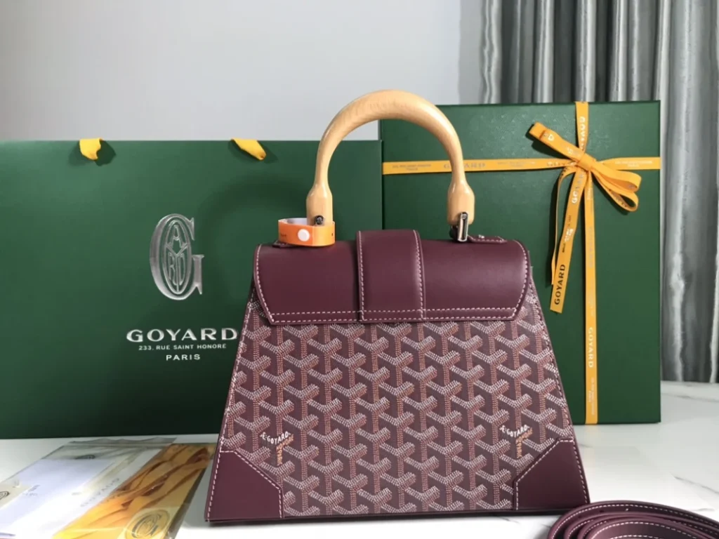 Goyard Saïgon Structuré PM Burgundy 004