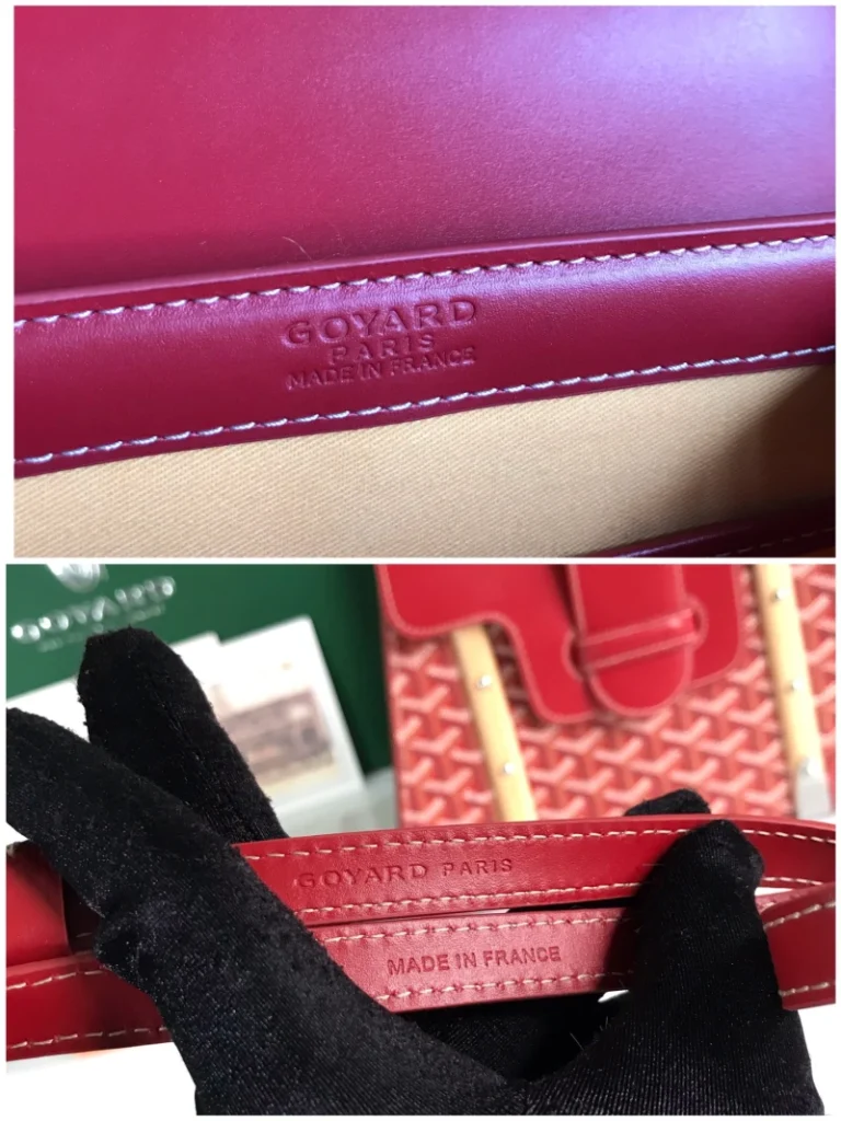 Goyard Saïgon Structuré PM Red 001